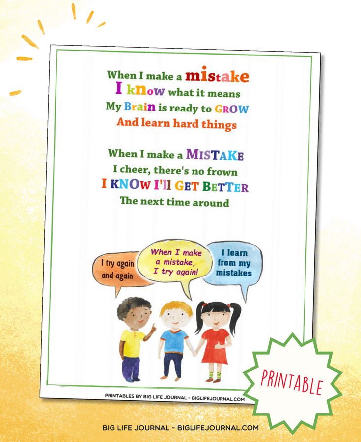 Mistakes Poem